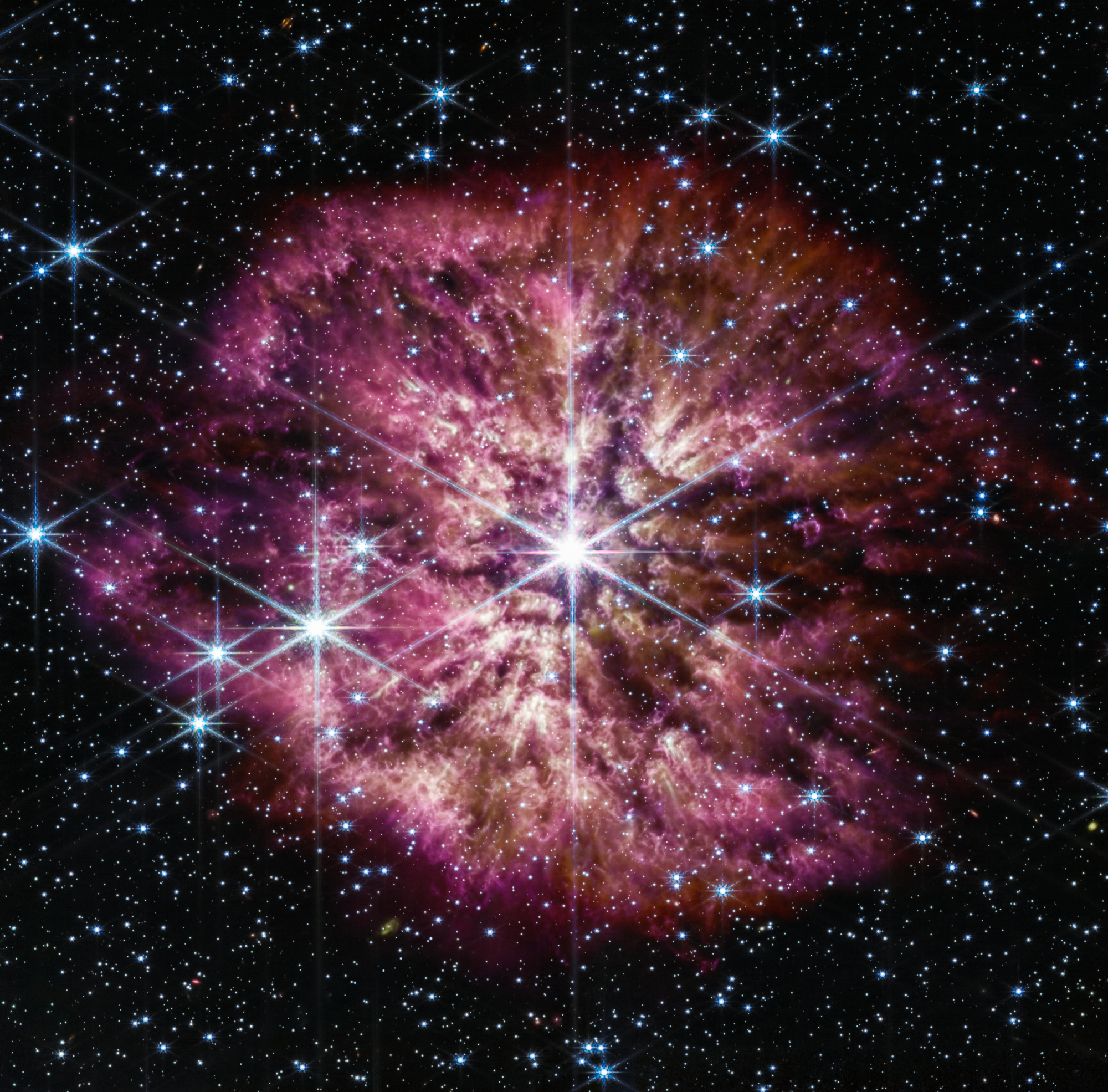 Közvetlenül a robbanás előtt örökített meg egy haldokló csillagot a James Webb űrtávcső