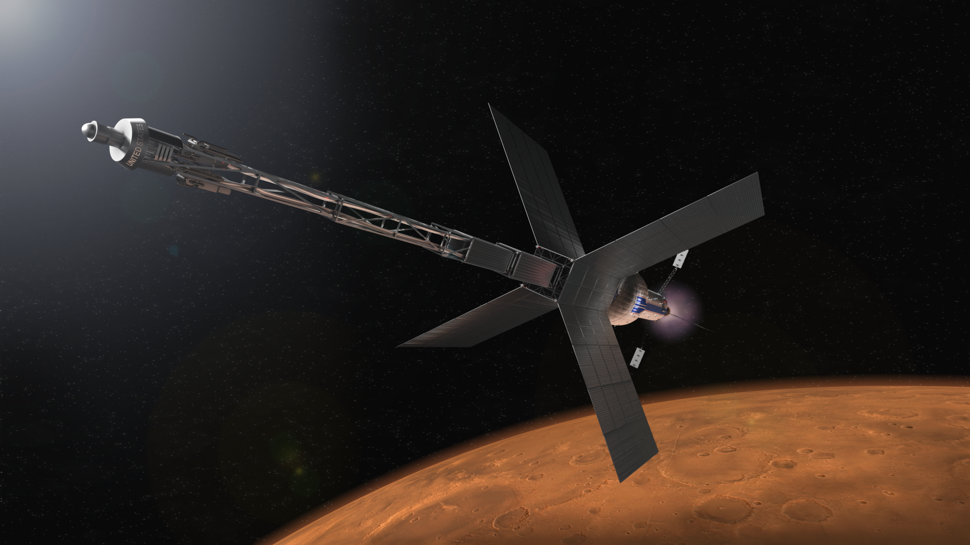 Az első emberes Mars-expedíció egy nukleáris meghajtású űrhajóval valósulhat meg