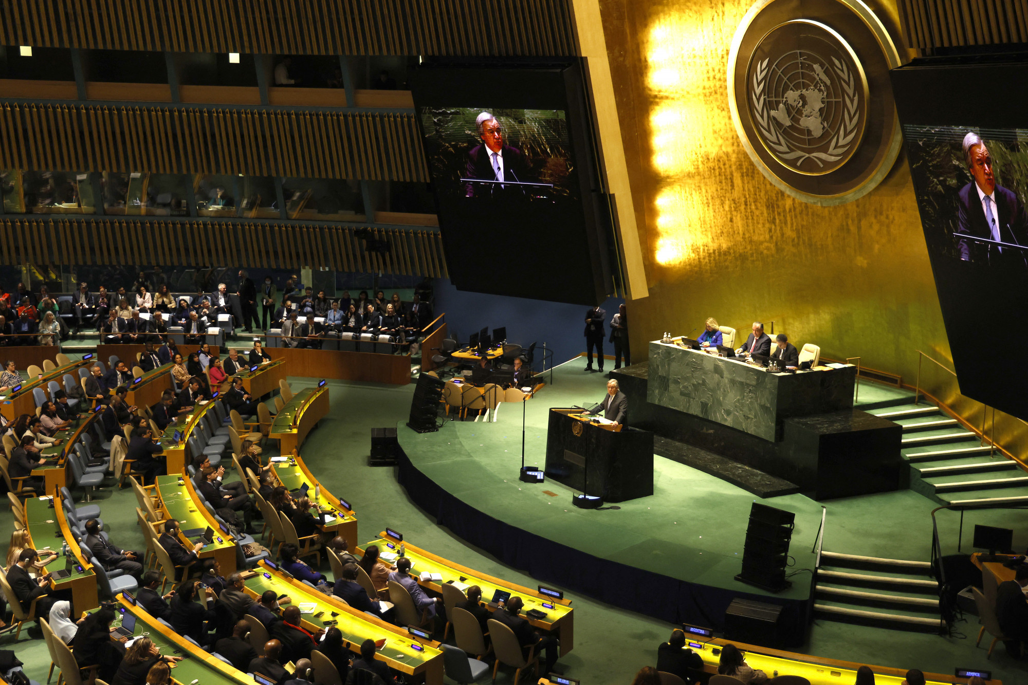 Antonio Guterres, az ENSZ főtitkárának felszólalása a fél évszázada először megtartott víz-világkonferencián.