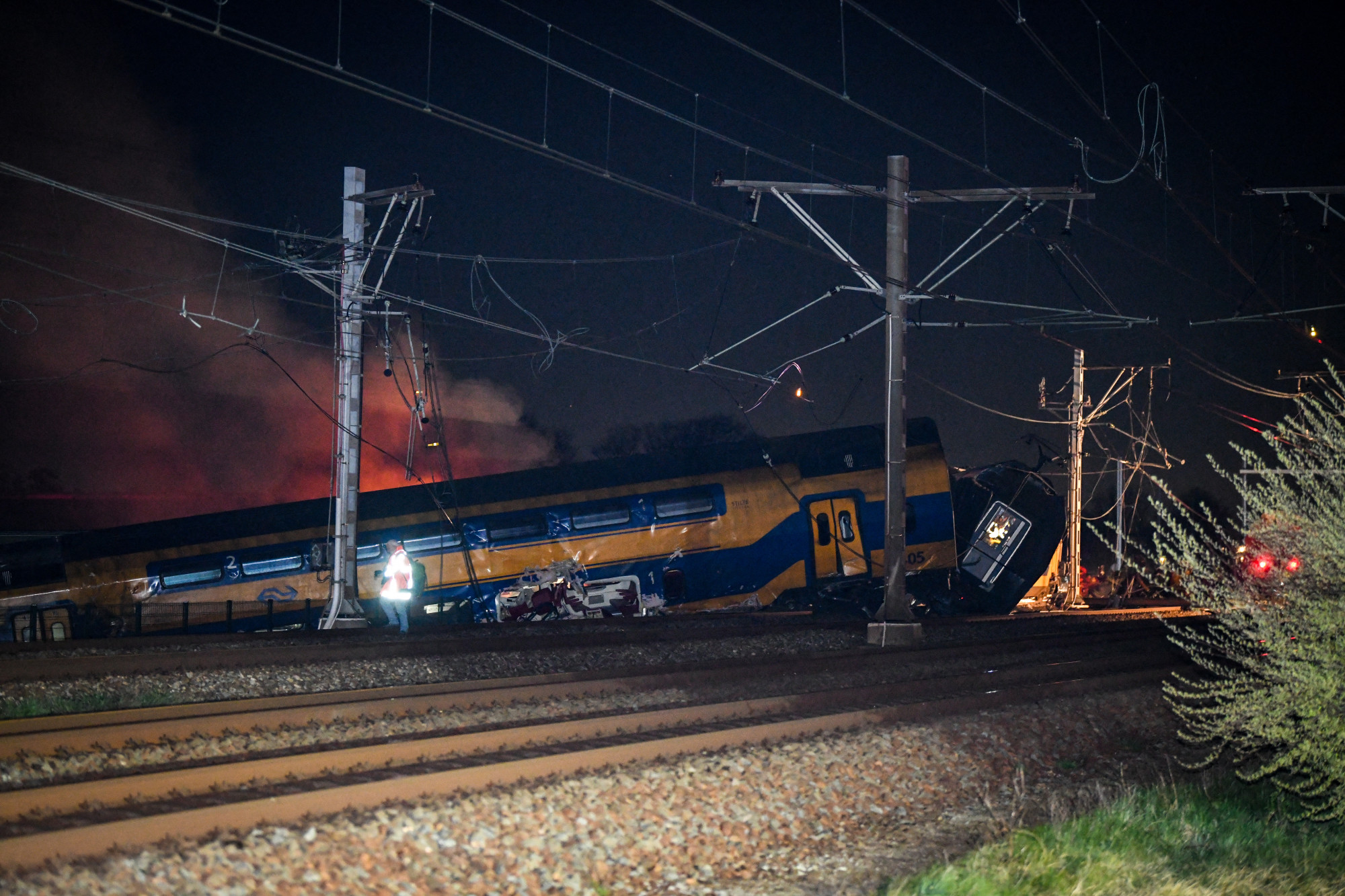 Kisiklott egy vonat Hollandiában, többen megsérültek