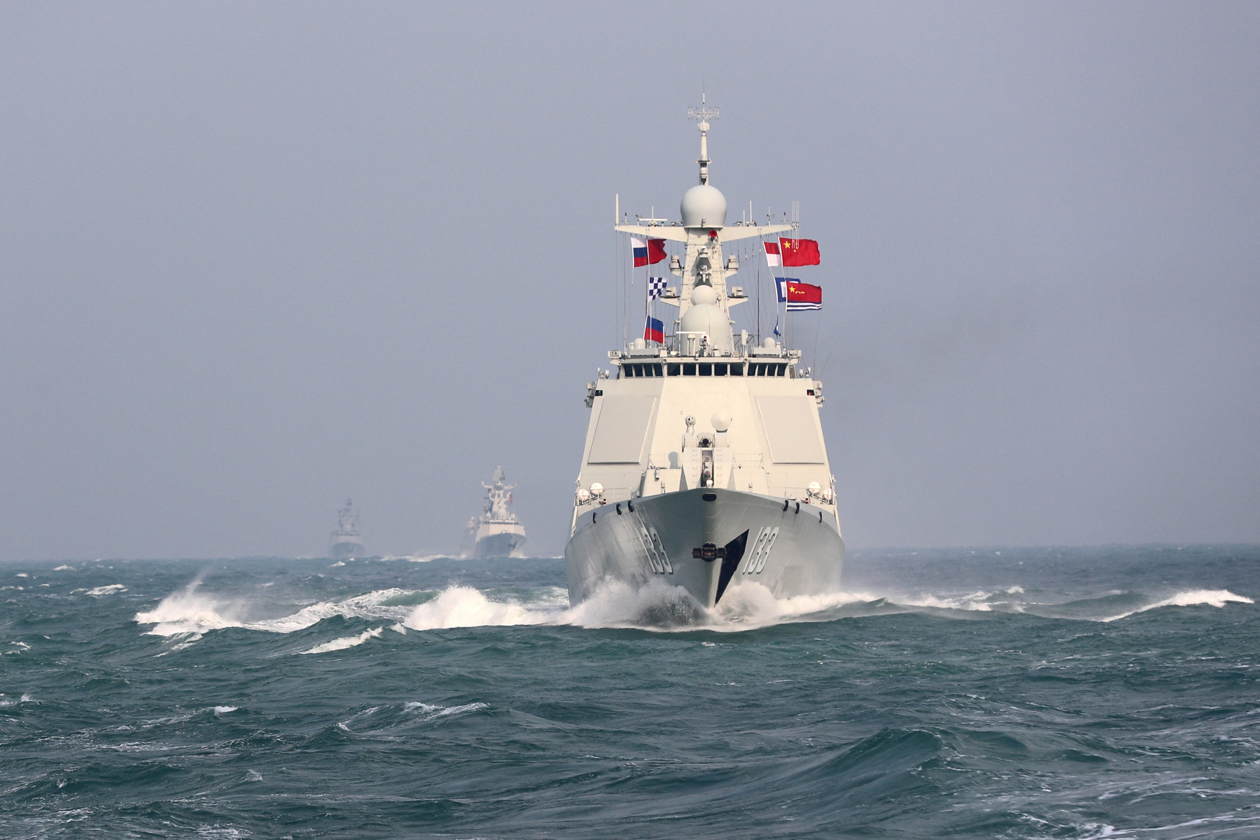 Chinese and Russian Warships Conclude Joint Pacific Patrol