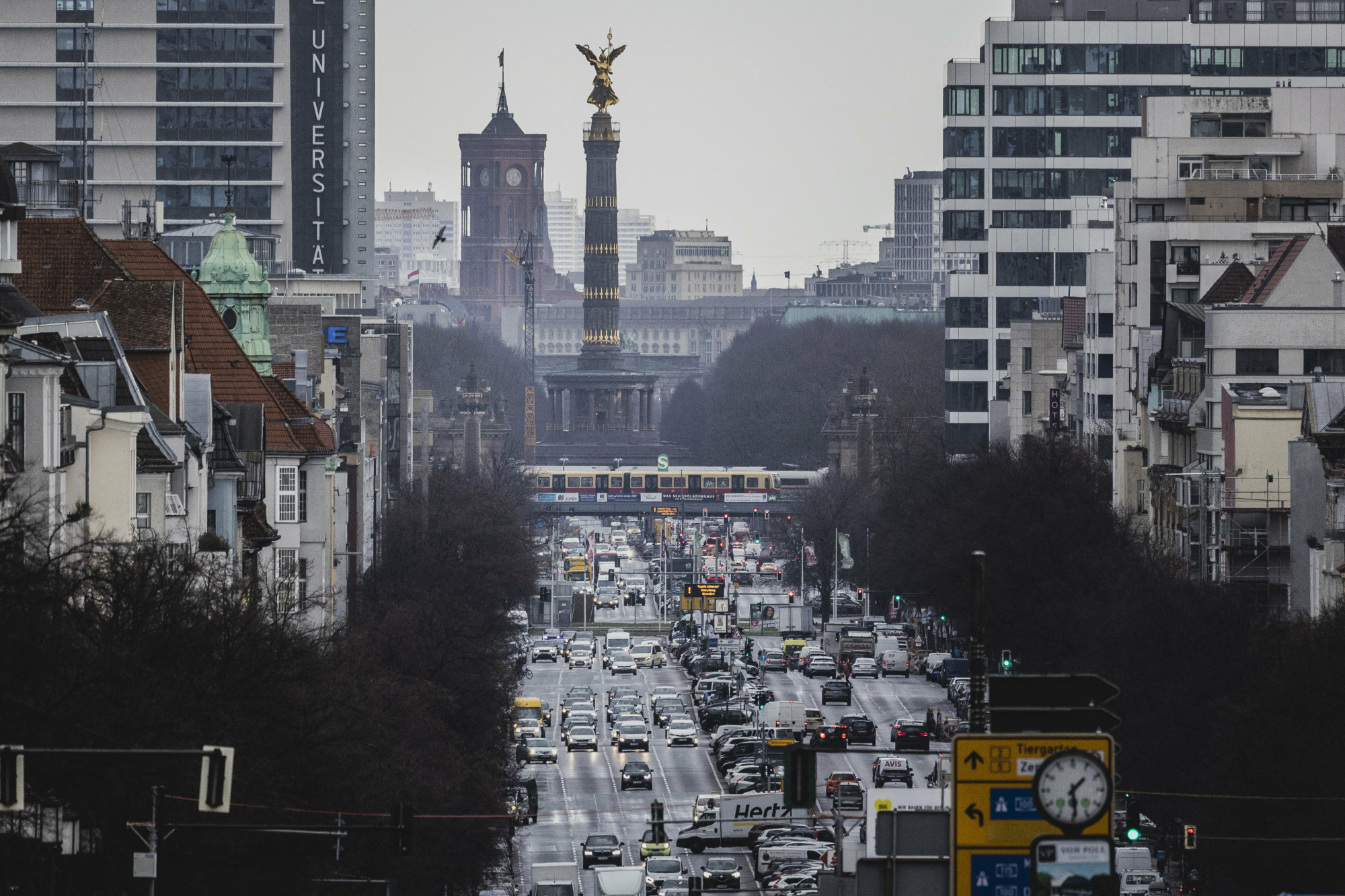Forgalom Berlin belvárosában