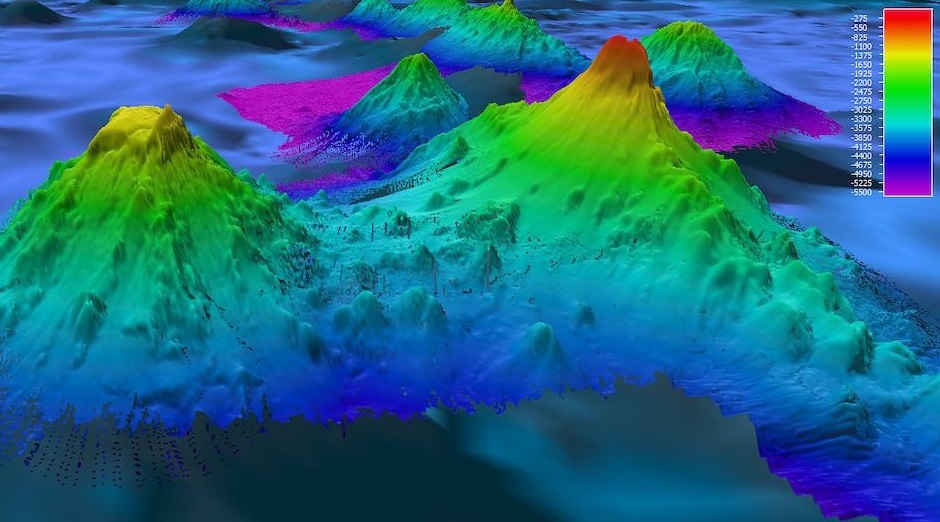 Több mint 19 ezer tenger alatti vulkánt fedeztek fel radaros műholdakkal