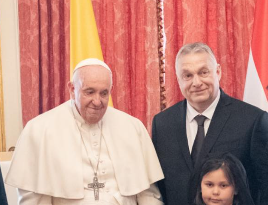 A pápa találkozott az Orbán-családdal, de Gáspár nem volt jelen
