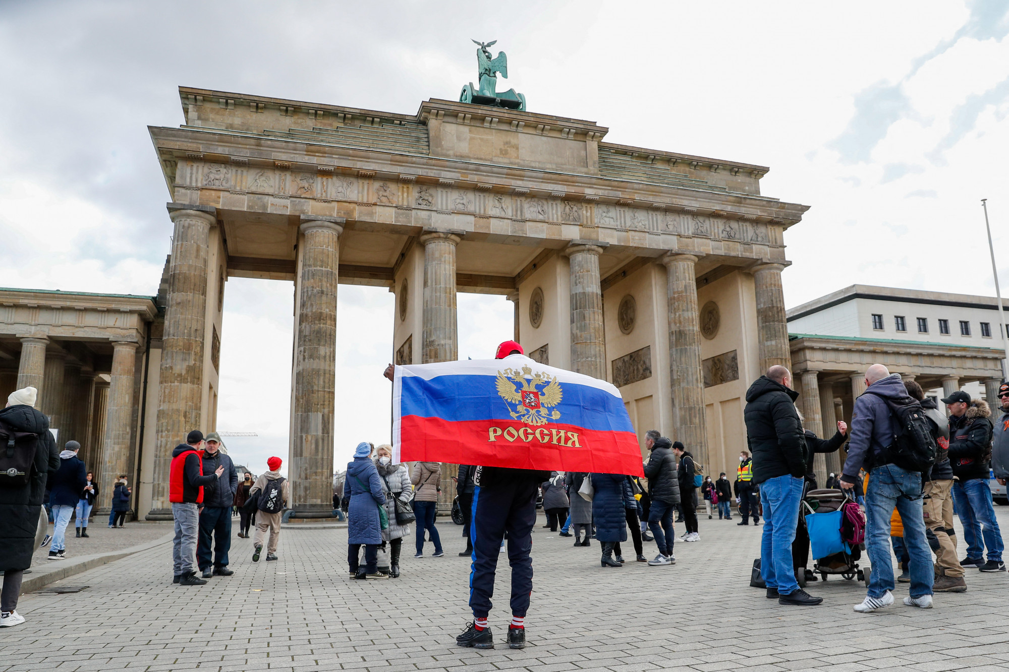 Berlinben kitiltották az orosz zászlókat a háborús megemlékezésekről