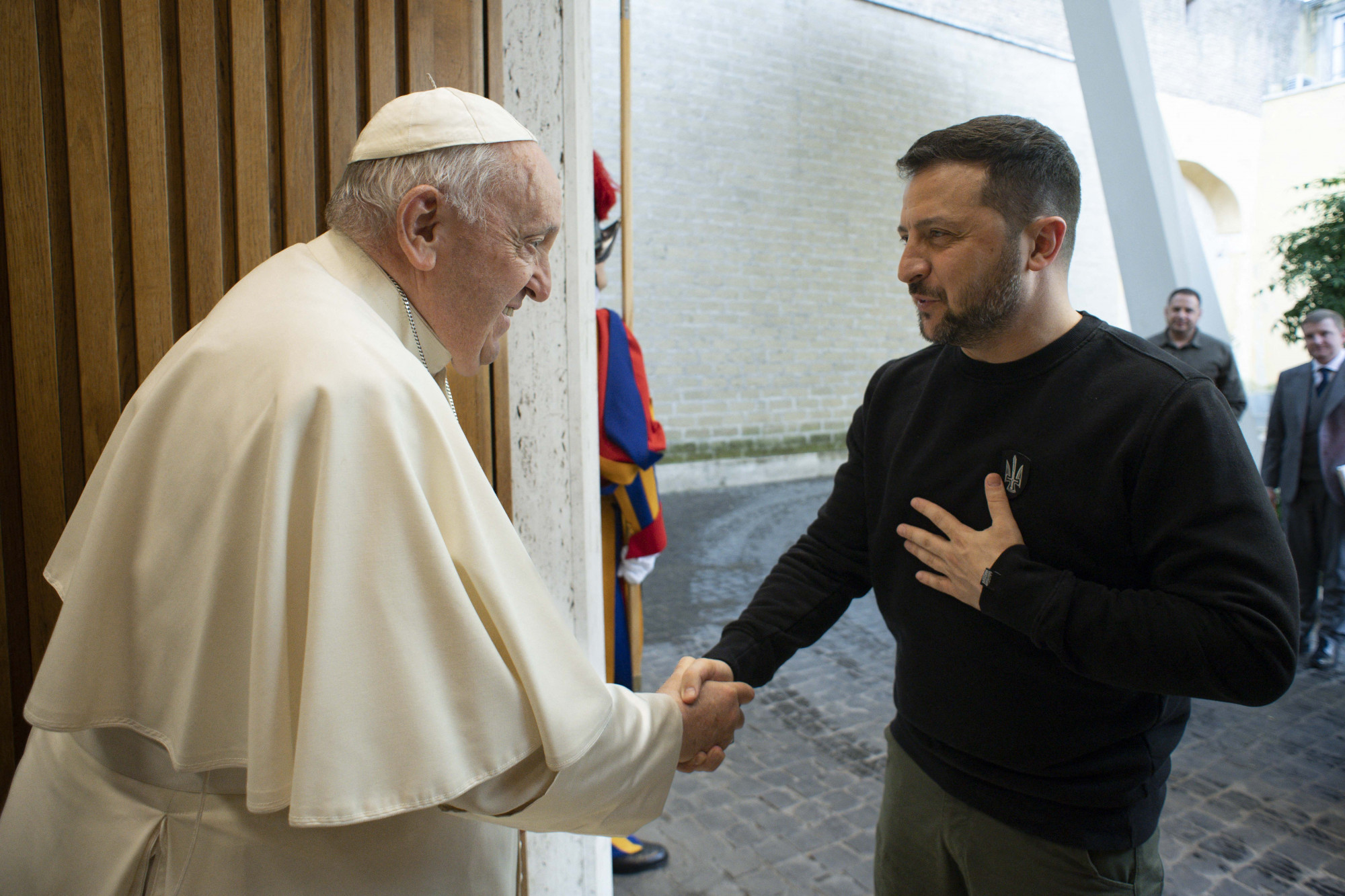Ferenc pápával találkozott Zelenszkij