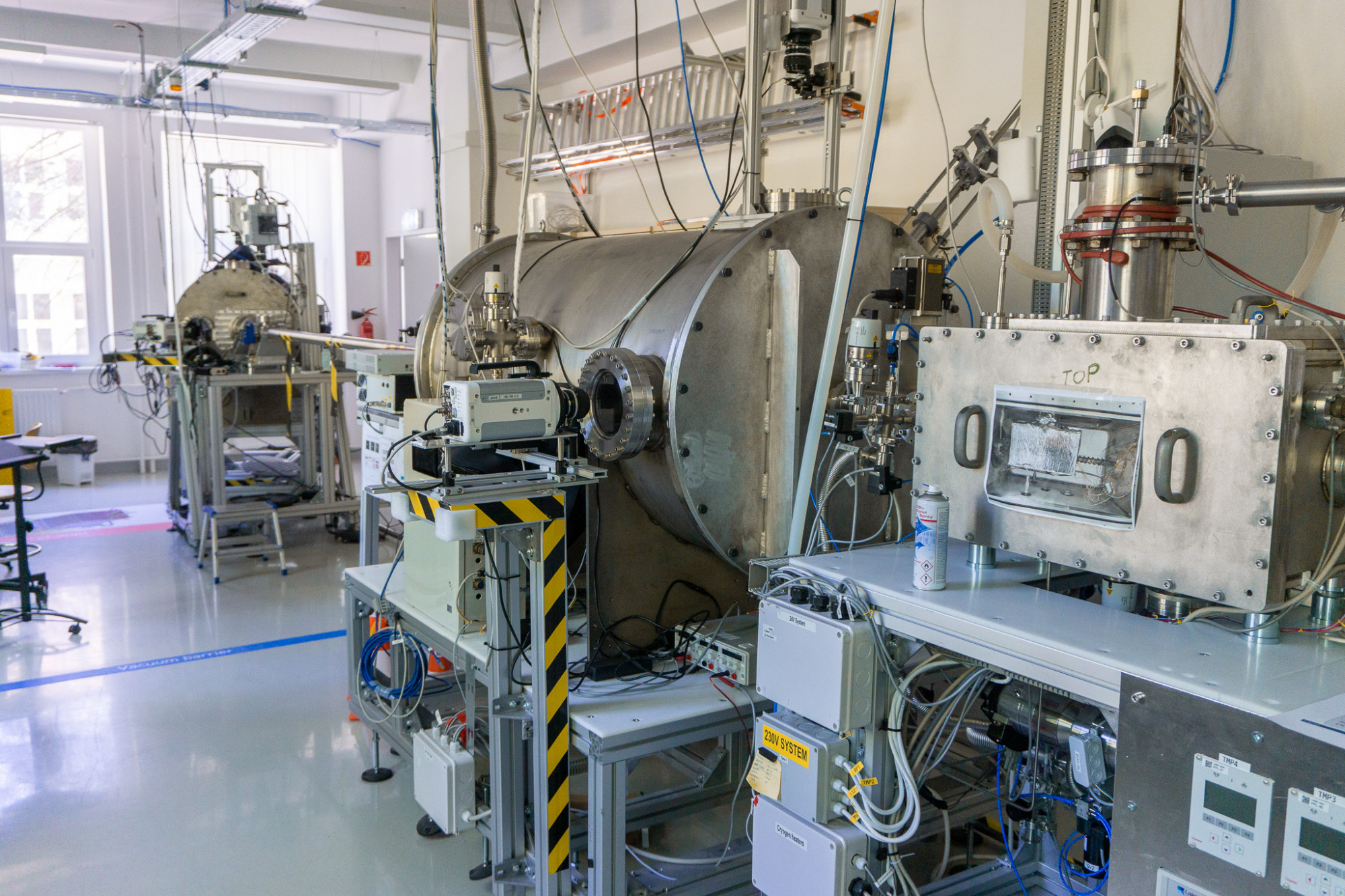 Az SPI technológia fejlesztésére szolgáló berendezés az EK Fúziós és Plazmafizikai Laboratóriumban