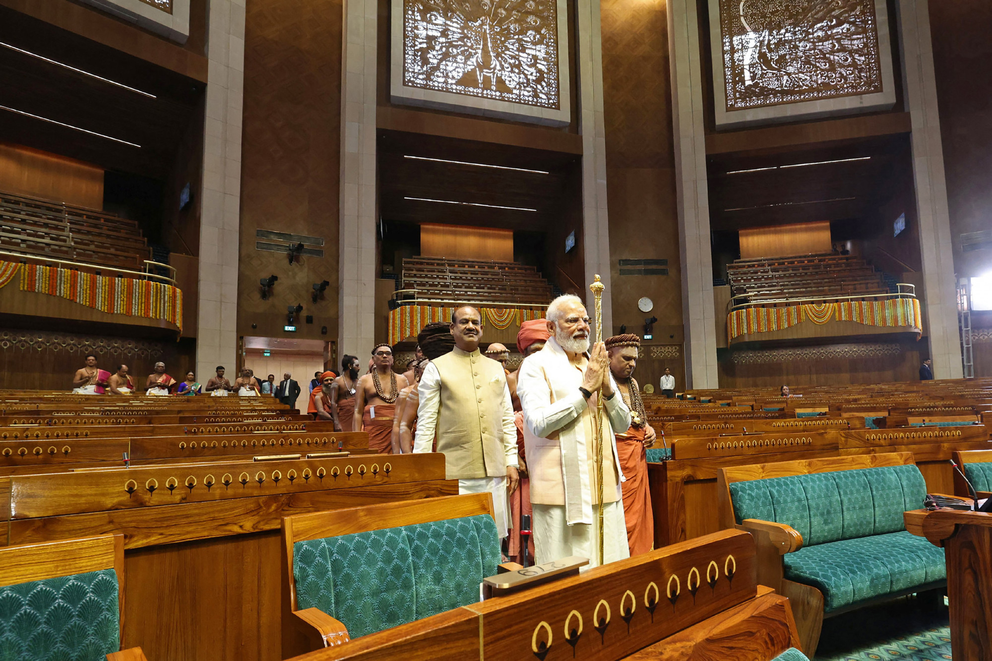 Narendra Modi az új parlamentben