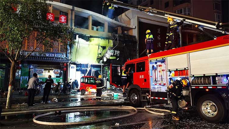 Gázrobbanás volt egy kínai étteremben, 31 ember meghalt