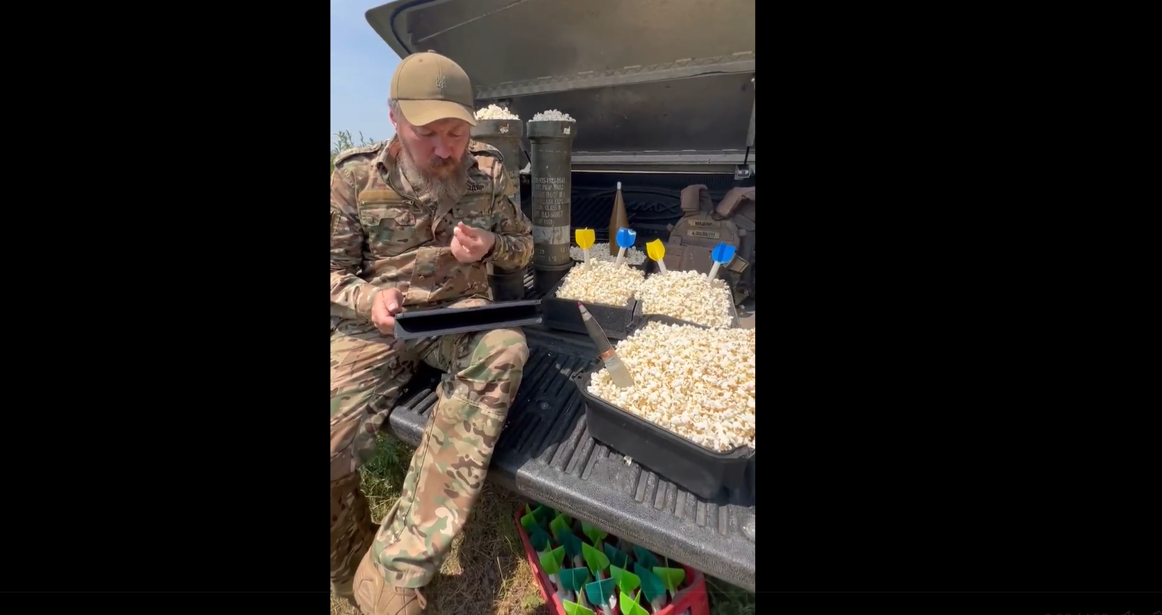 Pattogatott kukoricával követi az orosz eseményeket az ukrán hadsereg Magyar hívójelű drónirányítója