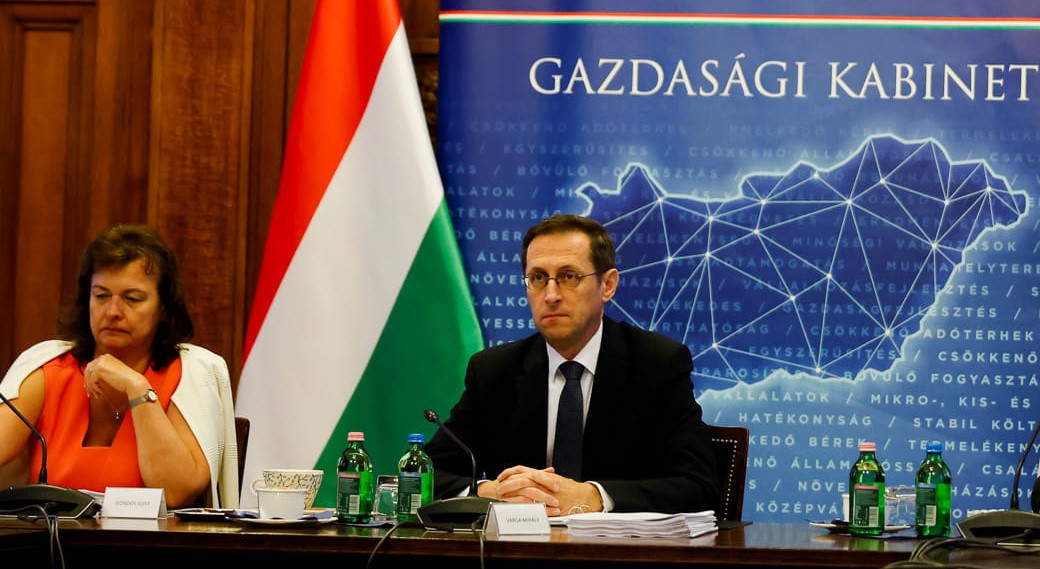 Varga Mihály a gazdasági kabinet 2023. június 8-i ülésén