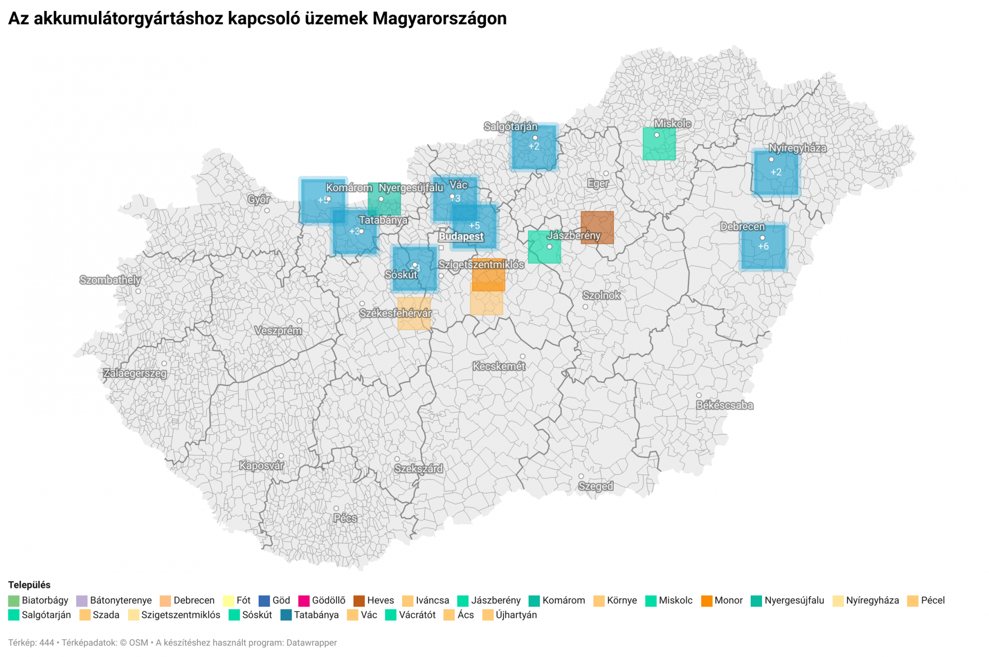 Térképre raktuk a Magyarországot átszövő akkuláncot