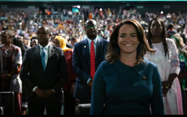 Novák Katalin Ruandában a Women Deliver 2023 konferencián