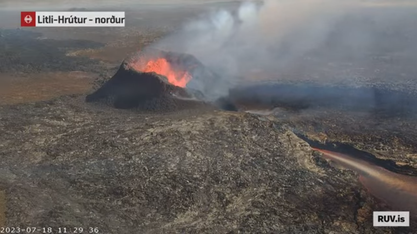 Unatkozol? Nézd élőben az izlandi vulkánkitörést!