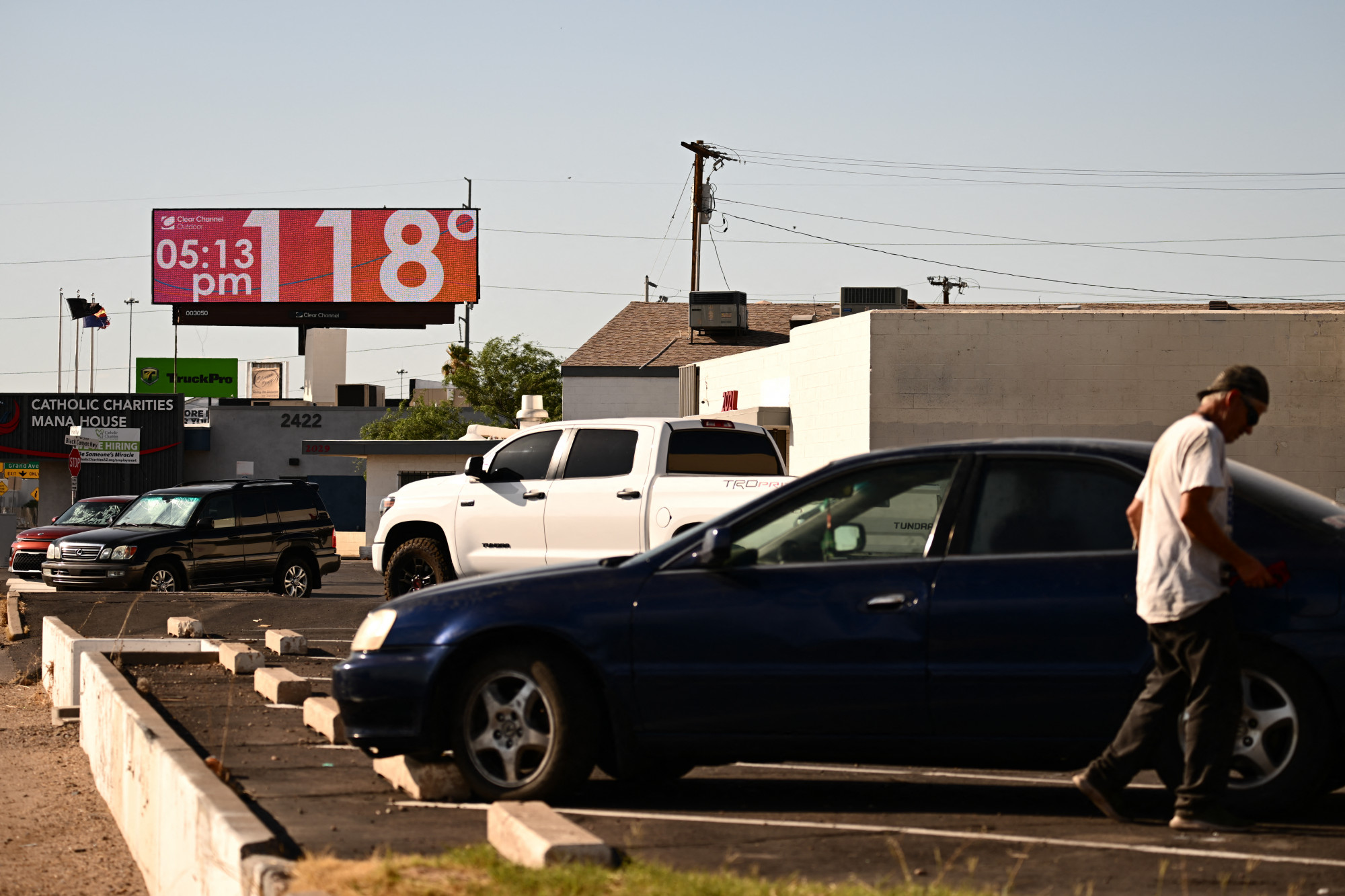 Az arizonai Phoenixben július 18-án 48 Celsius-fokot mértek.