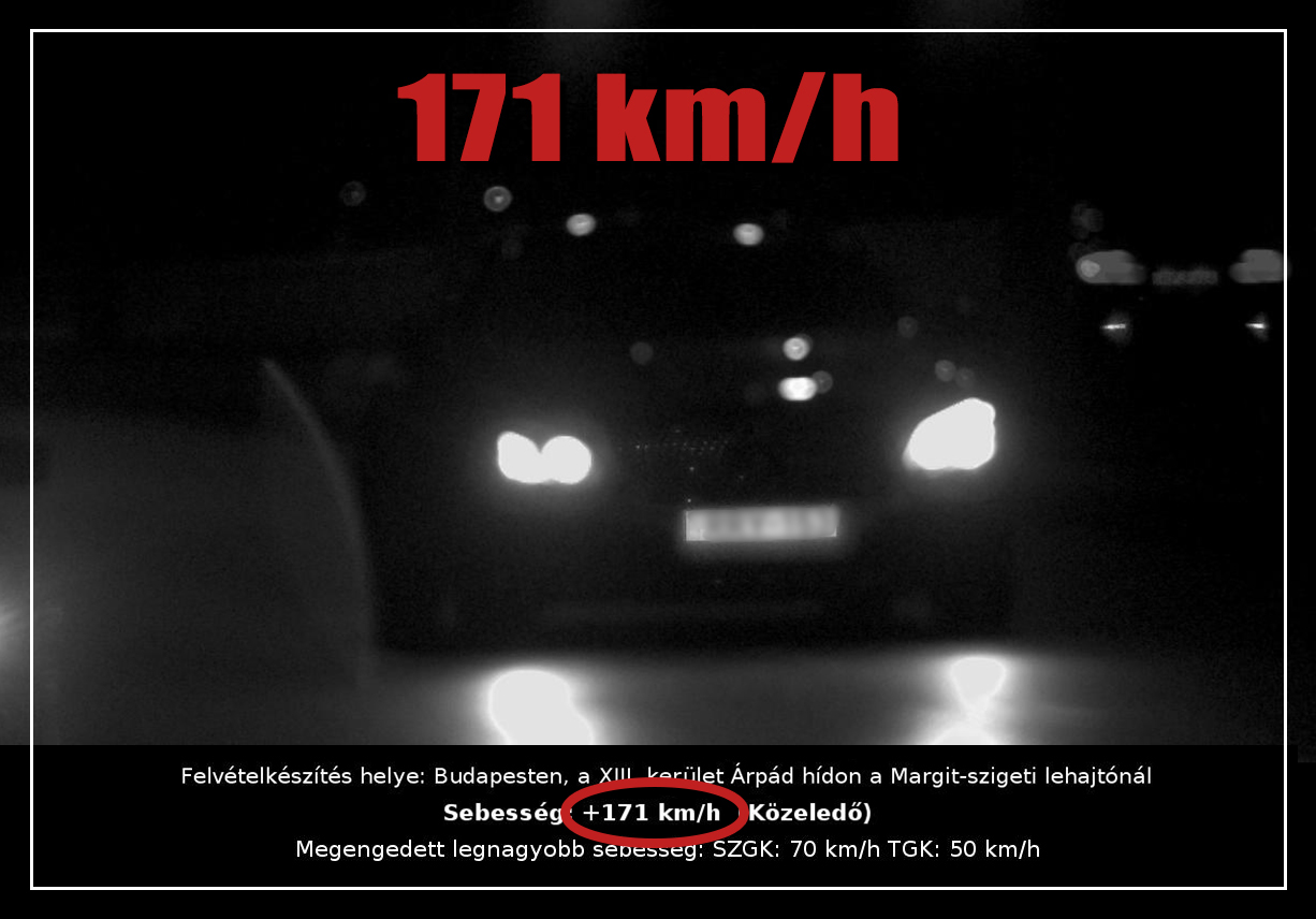 A Hungaroringen 327 km/órával, az Árpád hídon 171 km/órával haladt a leggyorsabb sofőr a hétvégén