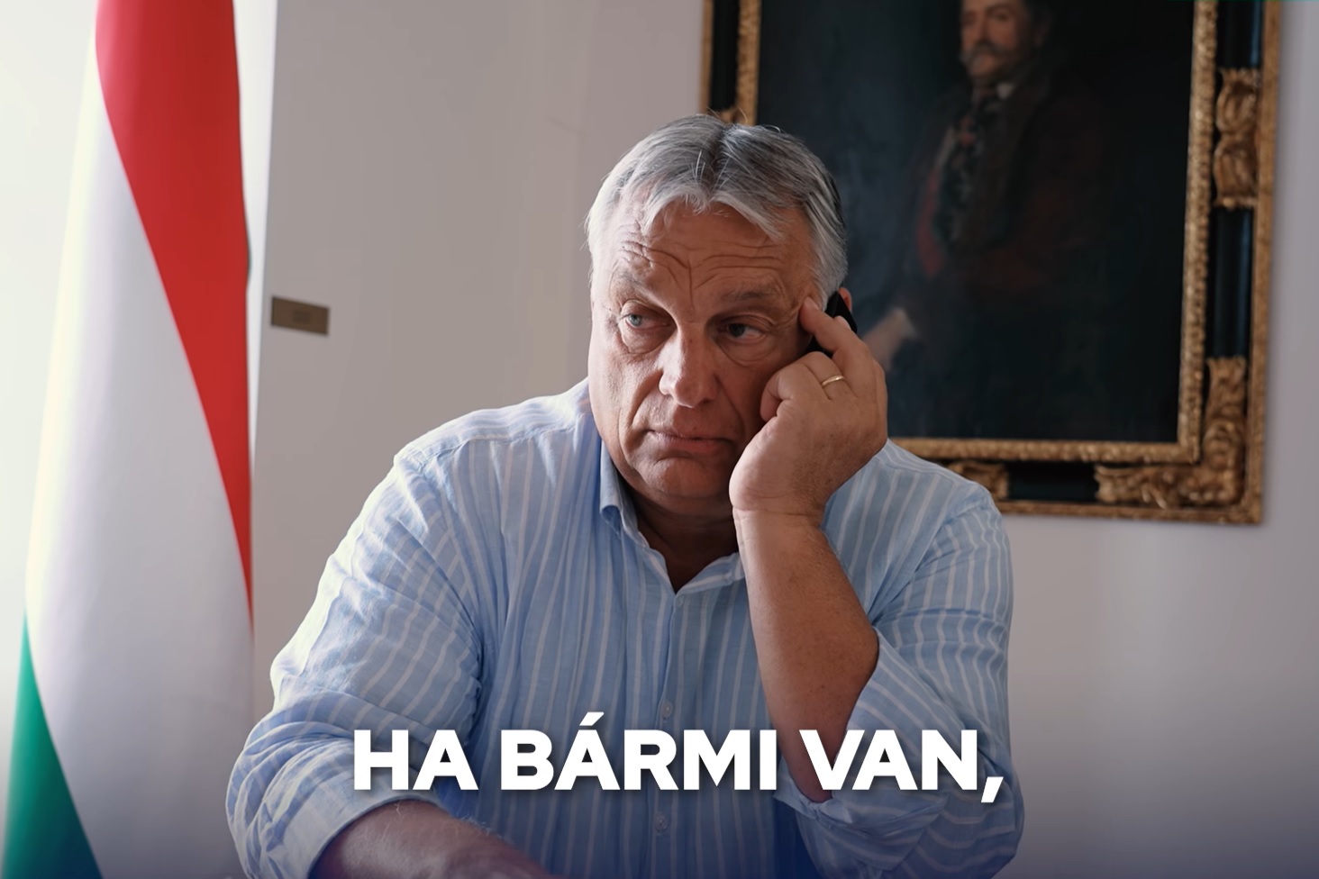 Orbán Viktor: Szervusz Pista! Most jöttem a vízügyi igazgatóságtól
