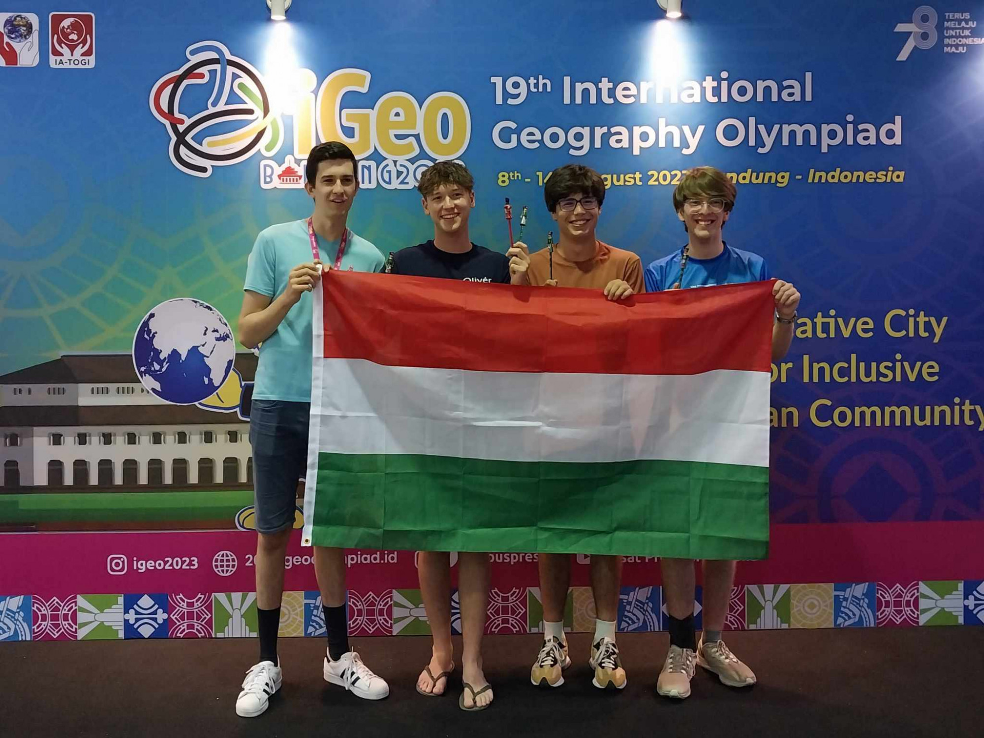 Két magyar arany-, egy ezüst- és egy bronzérem a Nemzetközi Földrajzi Olimpián