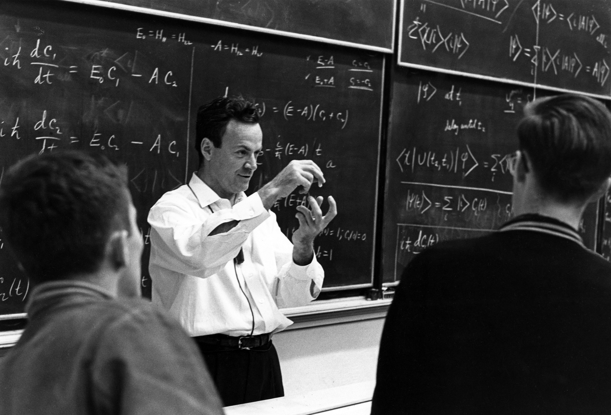 Richard Feynman kvantummechanika-előadása a Kaliforniai Műszaki Egyetemen (Caltech), 1963-ban