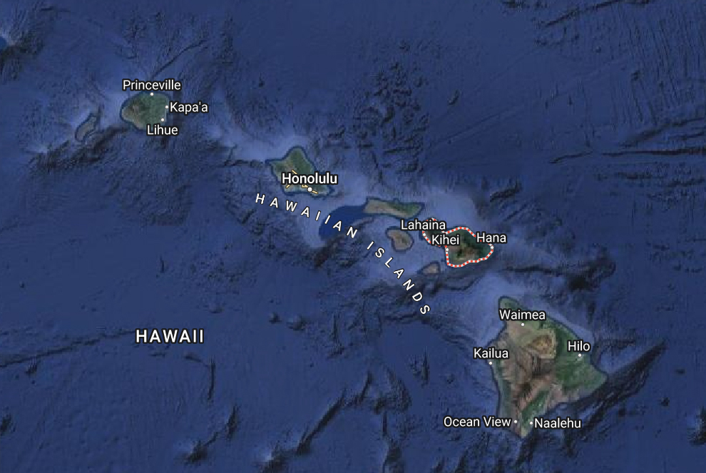 Maui, a Hawaii-szigetcsoport második legnagyobb szigete