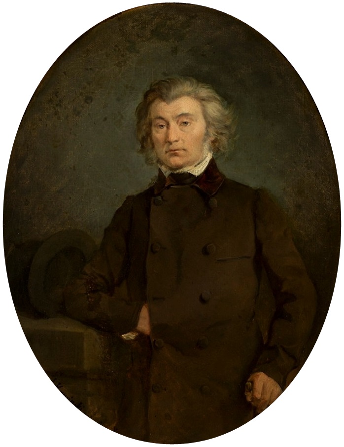Adam Mickiewicz portréja 1850-ből