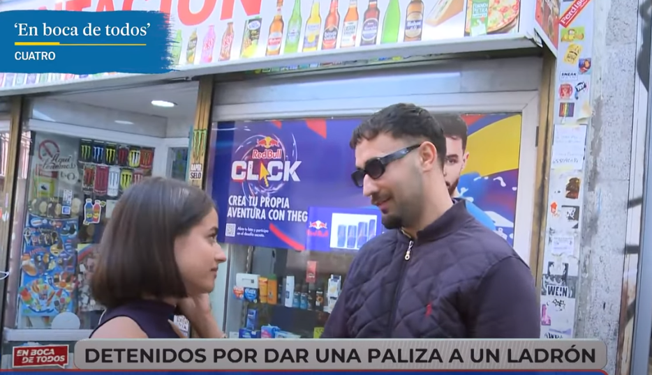 Élő adásban taperolta le a spanyol riportert egy román férfi