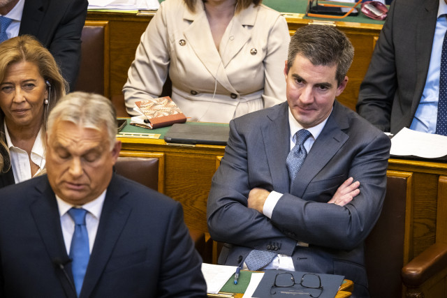 Kocsis Máté a parlamentben 2023 szeptember 25-én