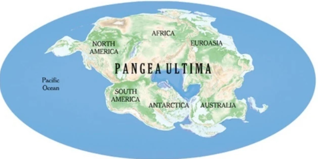 A Pangea Ultima egyik lehetséges verziója
