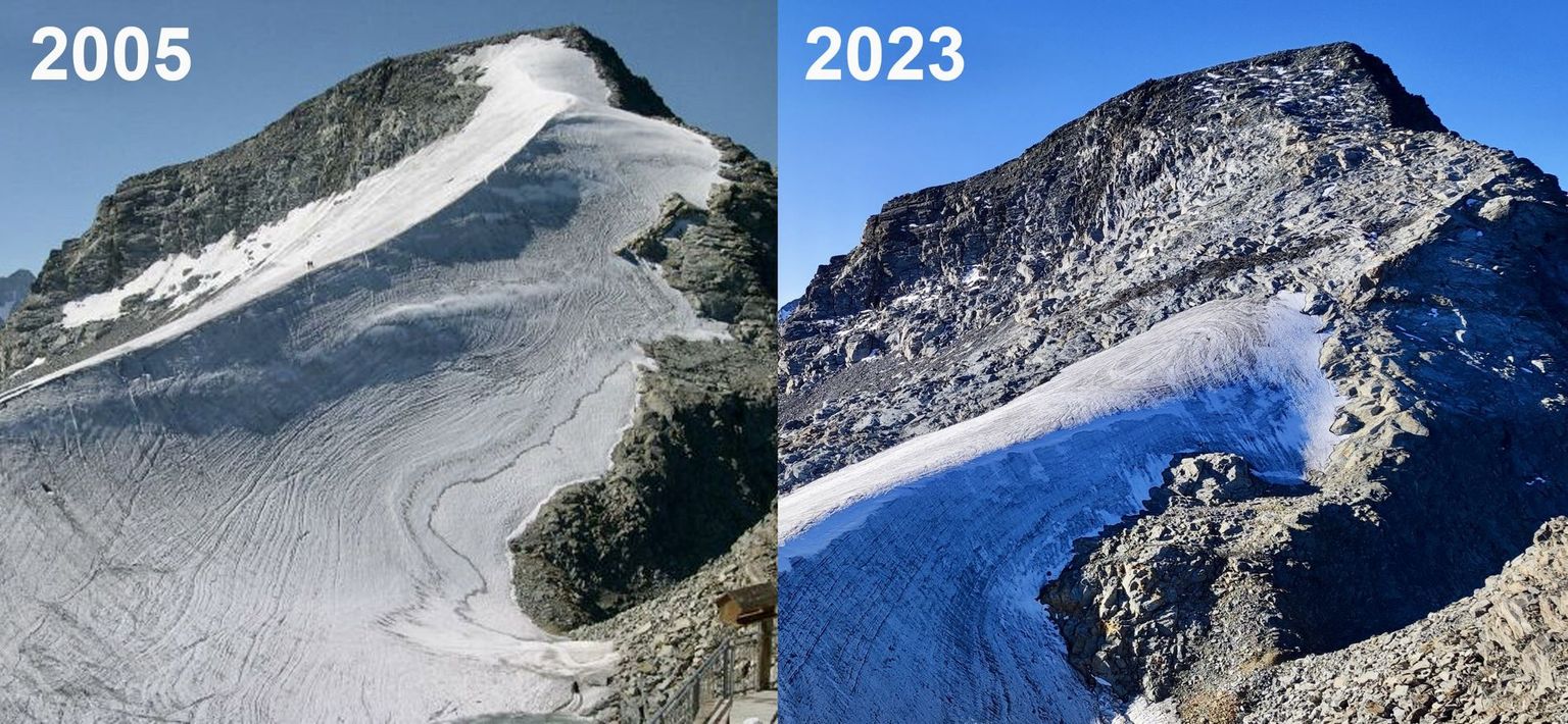 Az elmúlt két évben annyi jeget vesztettek a svájci gleccserek, mint az 1990 előtti három évtizedben összesen