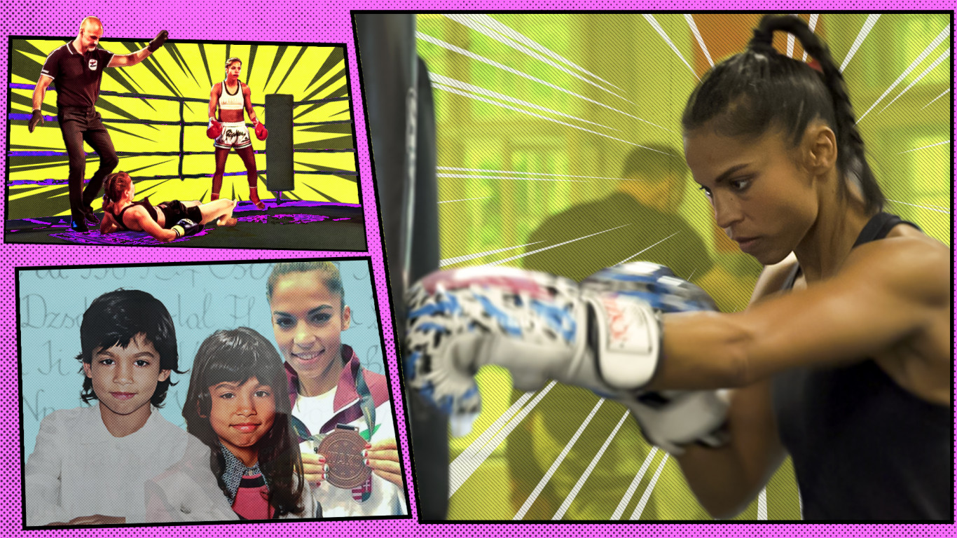 A TASZdíjas kickbox bajnok, aki az edzőteremben érzi otthon magát