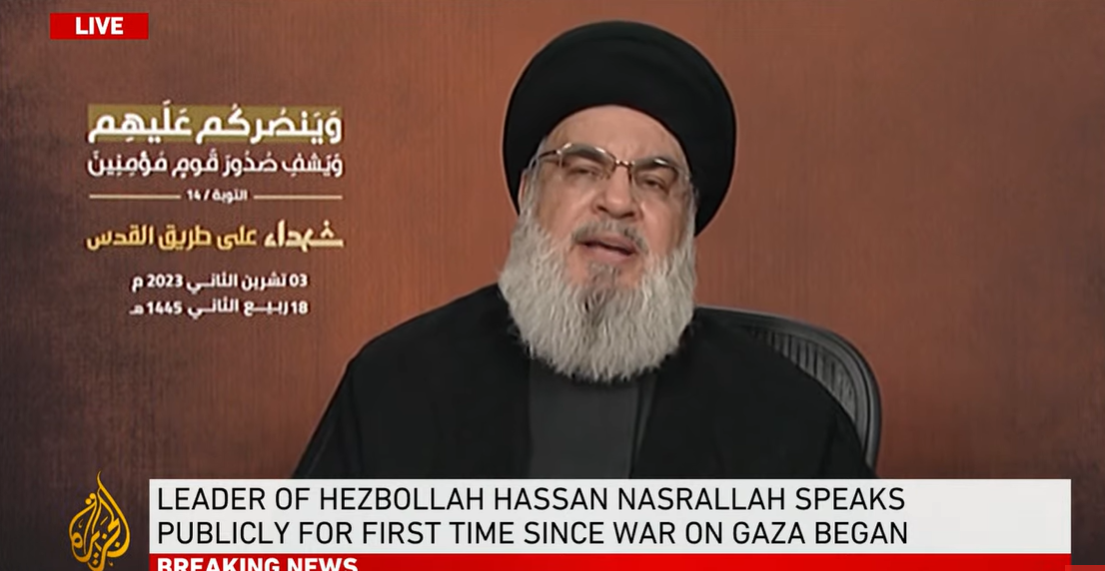 A Hezbollah vezetője szerint „minden lehetőség nyitott” a libanoni határnál, de nem hirdetett háborút Izrael ellen