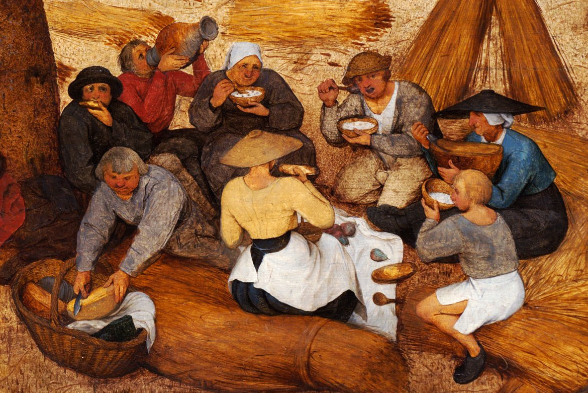 id. Pieter Bruegel: Aratók (részlet)