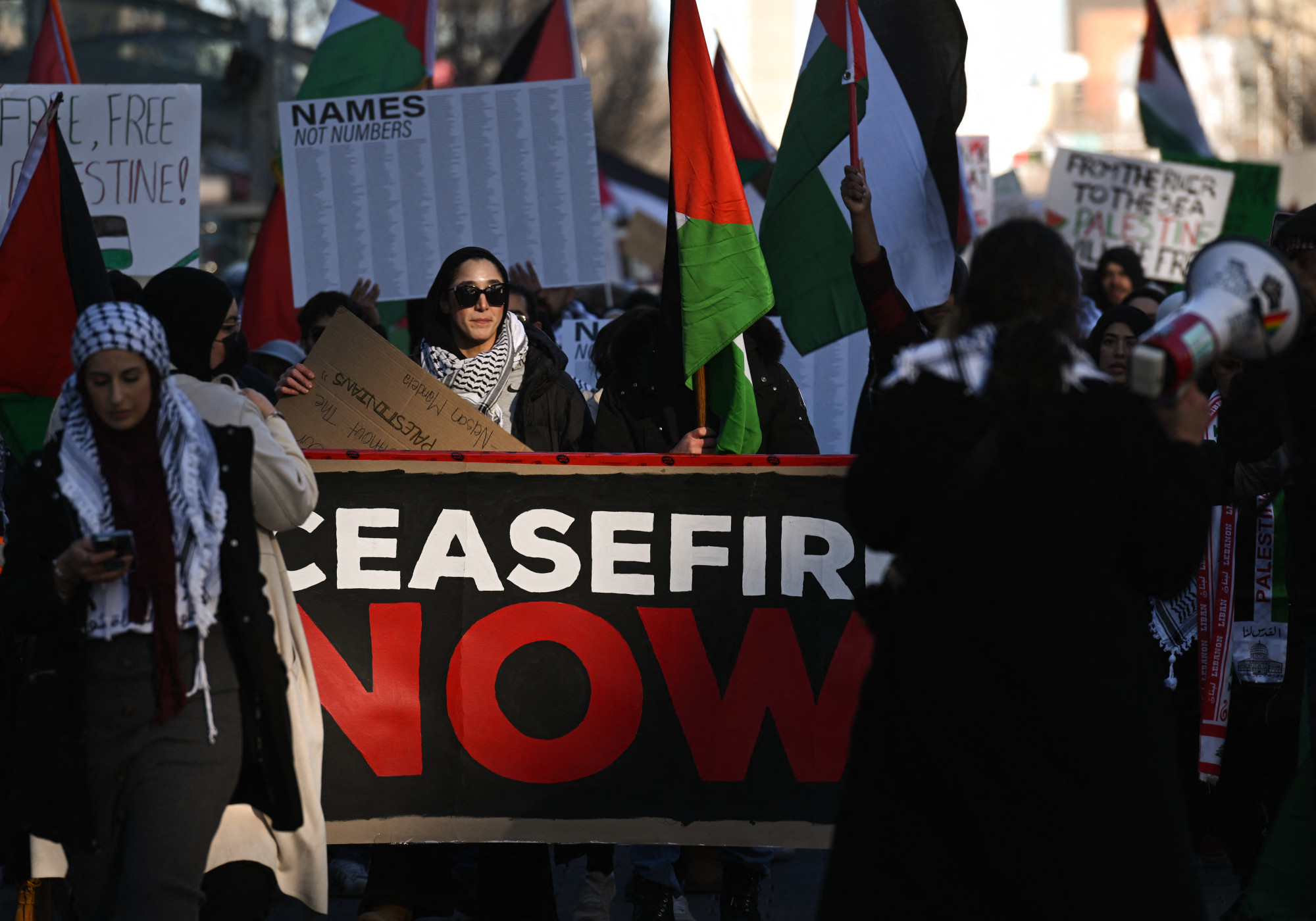 Megint betiltott a rendőrség egy palesztinpárti tüntetést