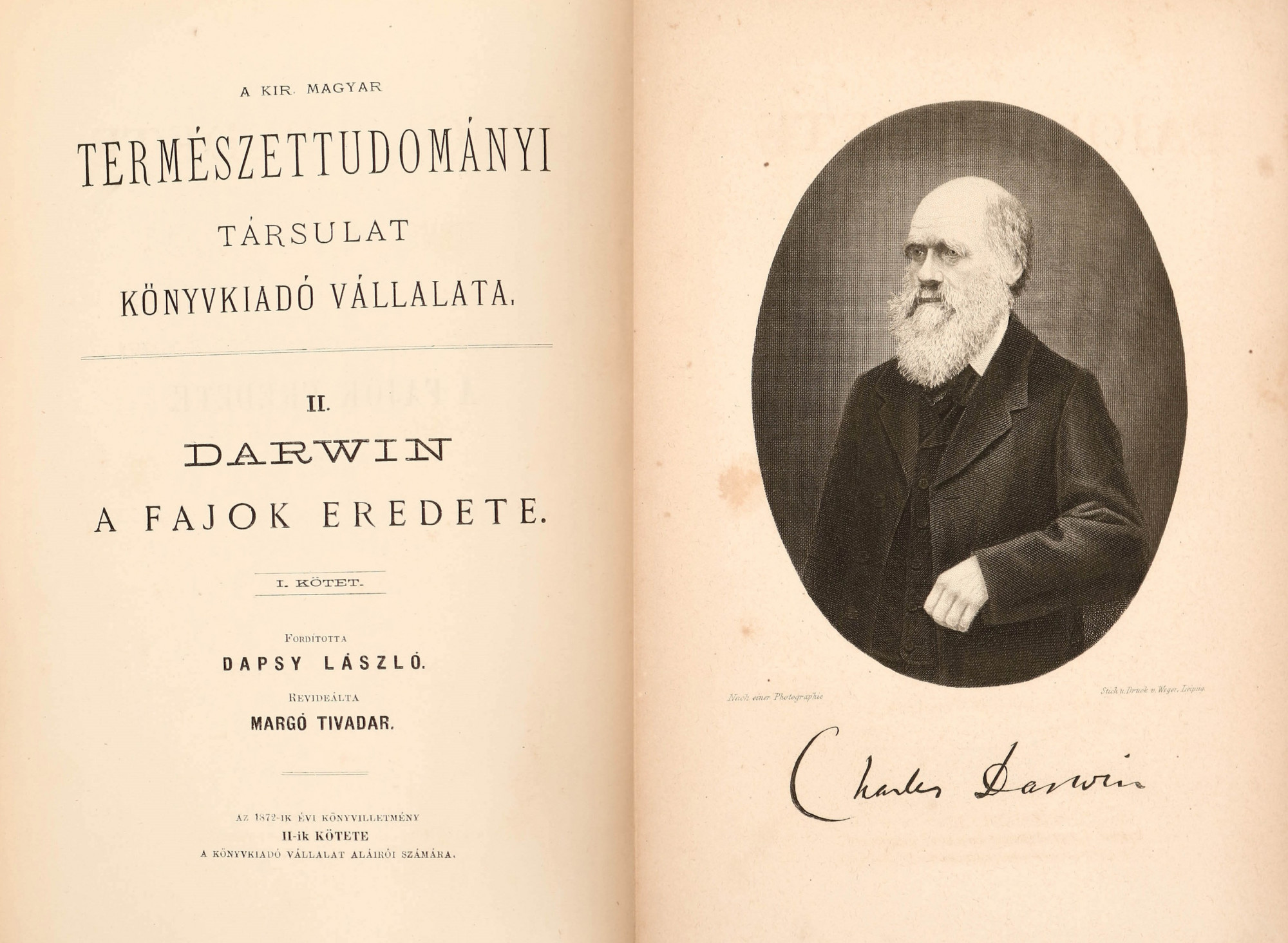 „Az előnyös válfajok fenmaradása a létérti küzdelemben”: 150 éve jelent meg Darwin Róbert Károly fő művének első teljes fordítása