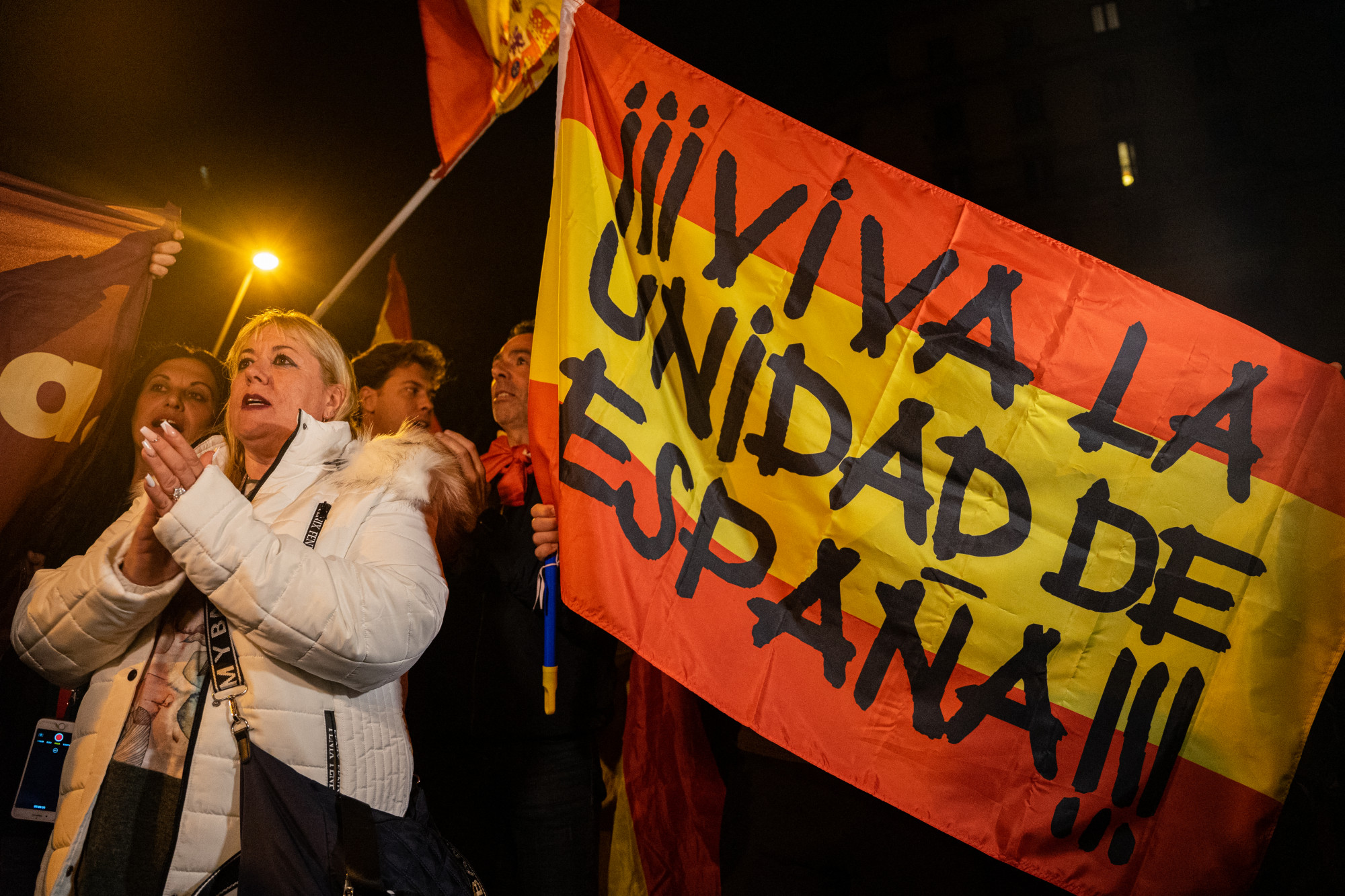 Éljen Spanyolország egysége! – Tüntetés Barcelonában november 9-én