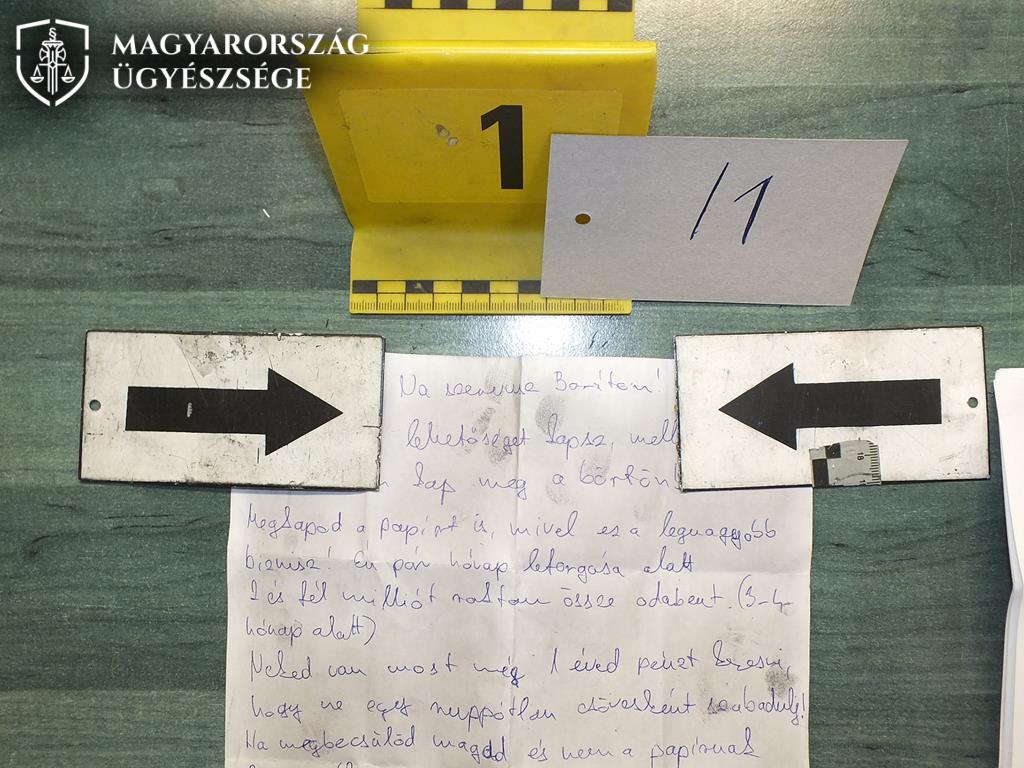 Dizánjerdroggal átitatott papírlapokat akartak bejuttatni a kalocsai börtönbe