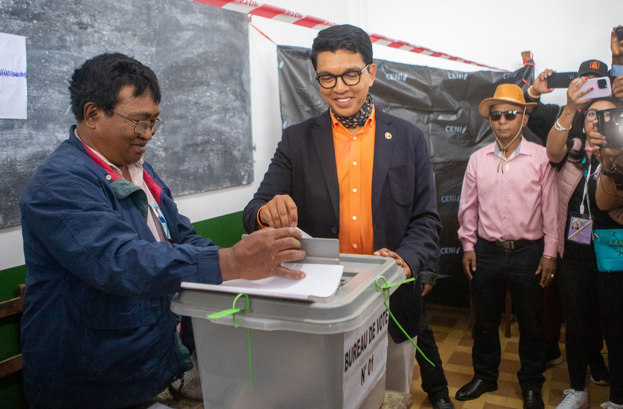 Andry Rajoelina leadja a szavazatát