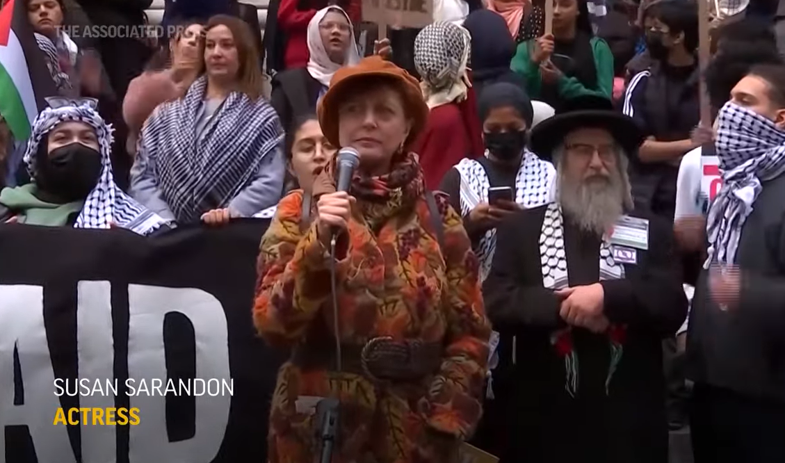 Kirúgta az ügynöksége Susan Sarandont, mert a színésznő felszólalt egy palesztinpárti tüntetésen