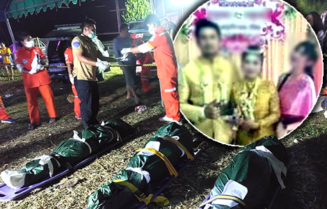 Egy vőlegény lelőtte a menyasszonyt és még három embert egy thai esküvőn, majd magával is végzett