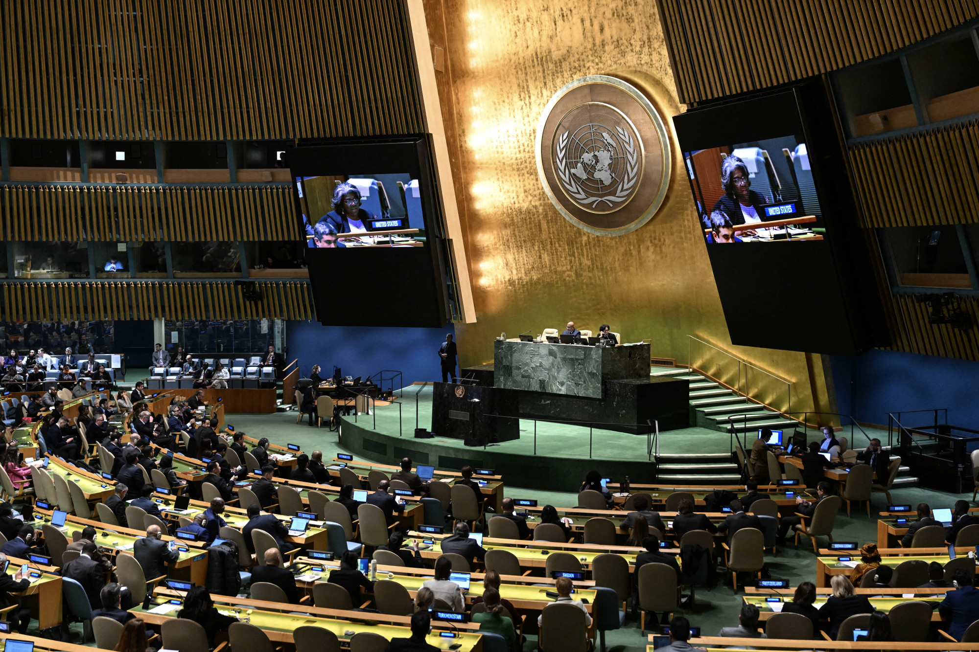 Elfogadta az ENSZ a gázai humanitárius tűzszünetről szóló határozatot