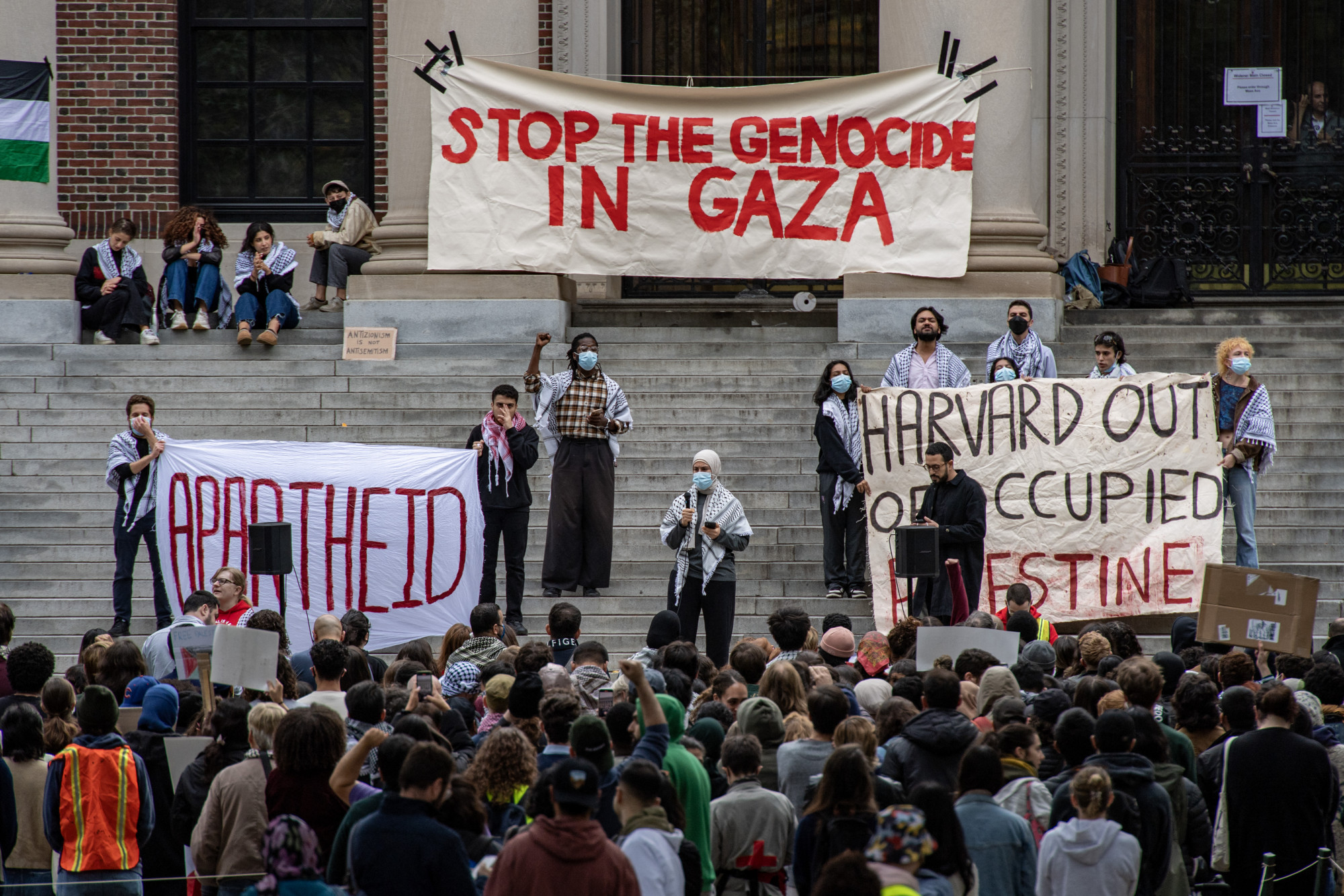 Izrael-ellenes tüntetés októberben a Harvardon