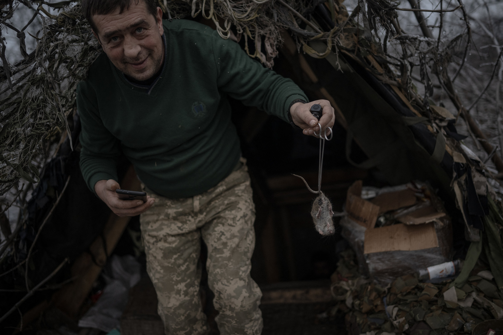 Patkányinvázió lohasztja a harci kedvet az ukrán fronton