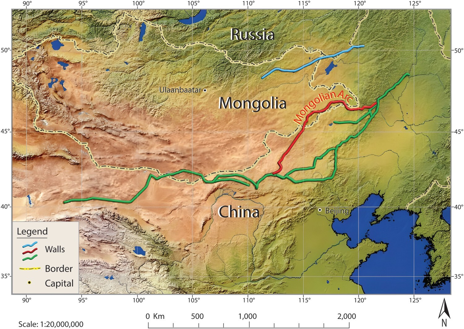Előkerült a kínai Nagy Fal rejtélyes „mongol íve”