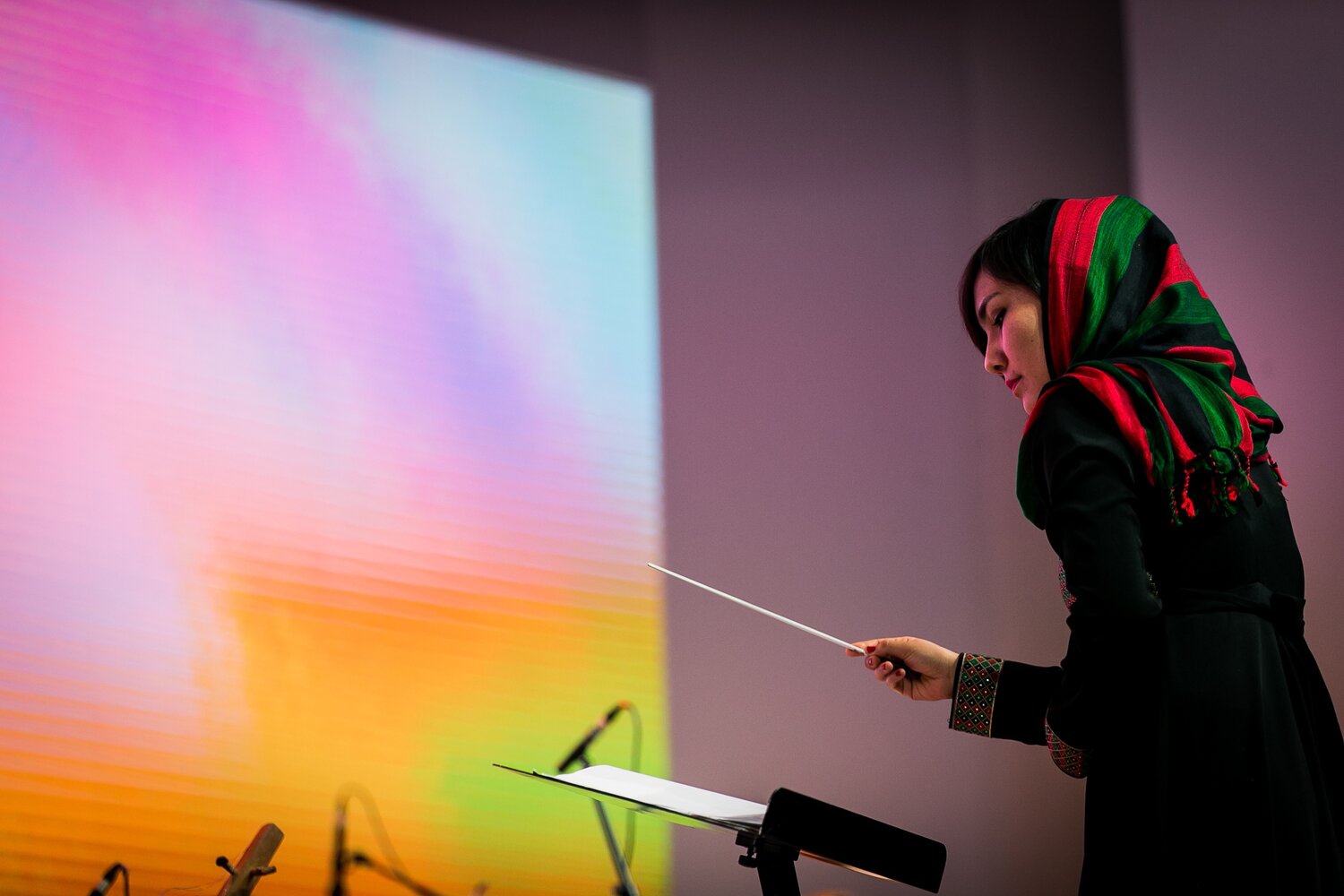A Lisszabonban működő Afghanistan National Institute of Music zenekarának koncertje Svájcban