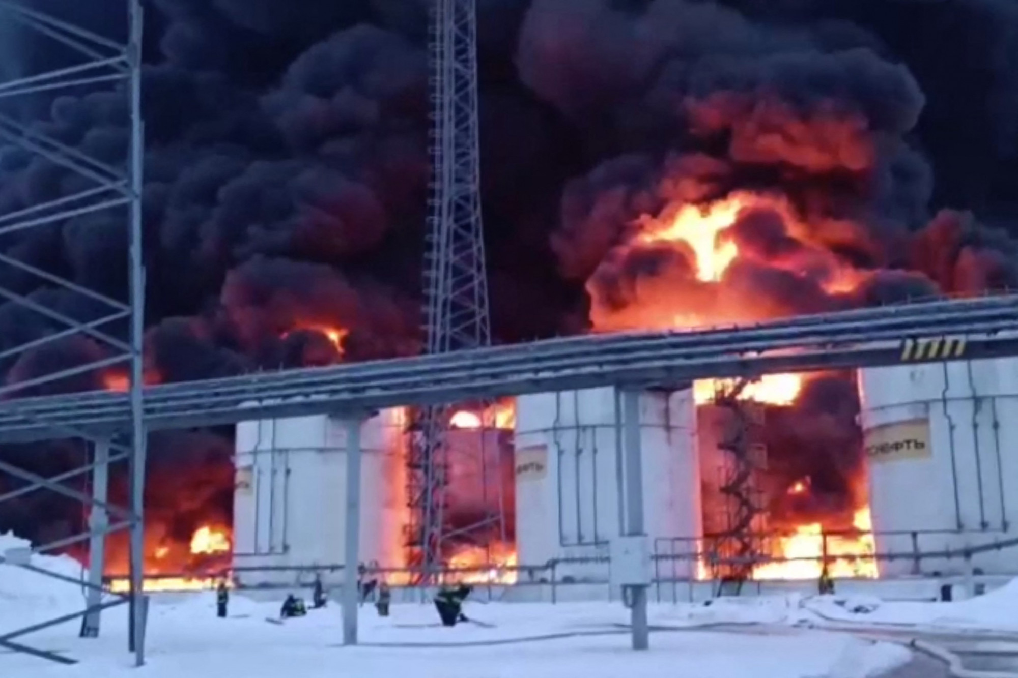 Oroszországi olajraktárat ért dróntámadás