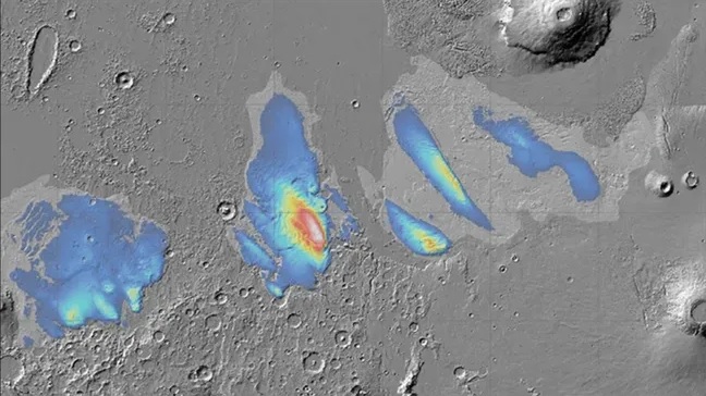 Annyi vízjeget talált az ESA szondája a Marson, ami felolvadva az egész bolygót több méter mélységű óceánnal borítaná