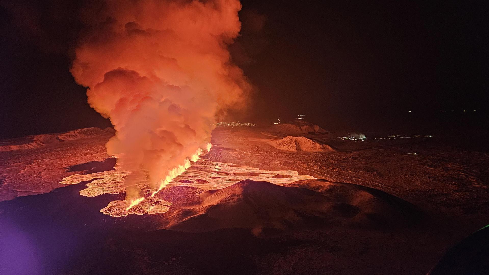 Megint kitört egy vulkán Izlandon