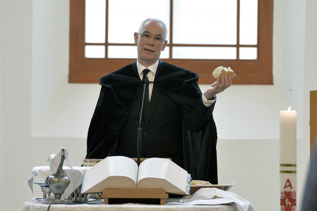 Balog Zoltán püspök, a Magyarországi Református Egyház zsinatának lelkészi elnöke