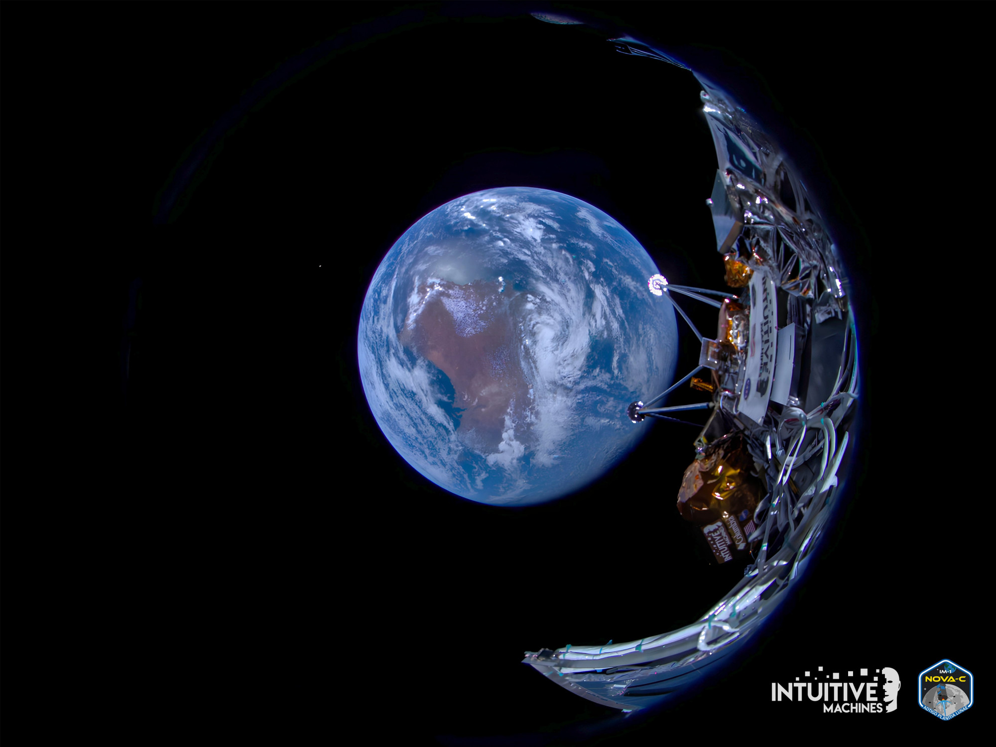 Képeket küldött a világűrből a Hold felé tartó Odüsszeusz