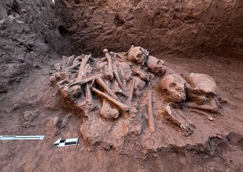 Rituális emberáldozatból származó csontmaradványok kerültek elő Mexikóban